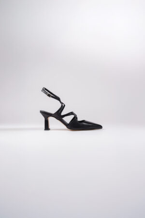 Slingback nere con incroci