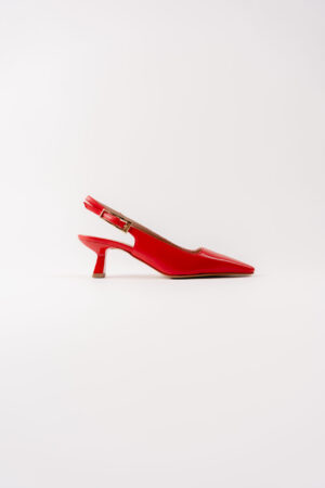 Slingback rossa