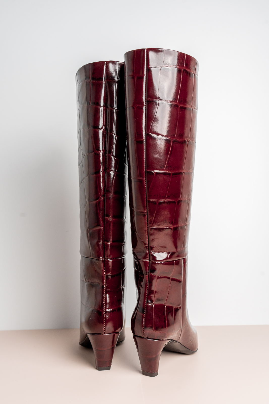 stivali bordo stampa cocco