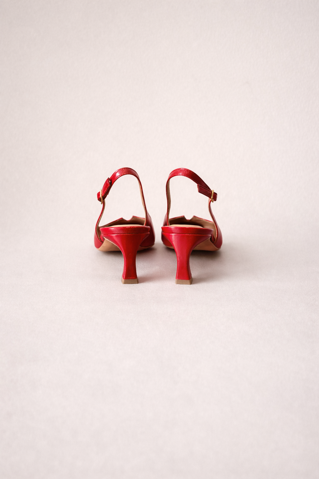 Slinaback rosse con tacco