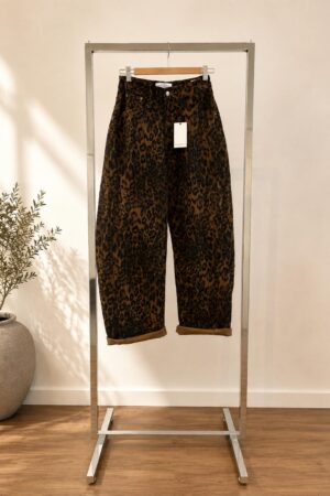 Pantalone animalier barrel