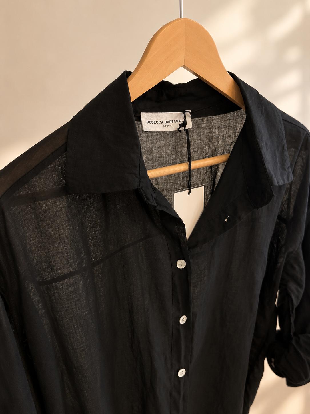 camicia cotone con bottoni
