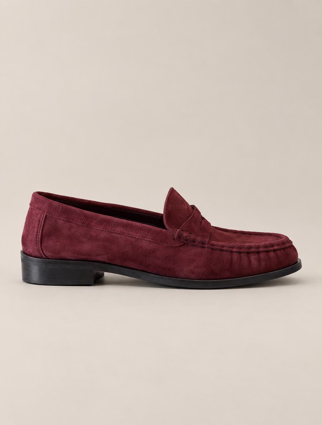 mocassini color vino